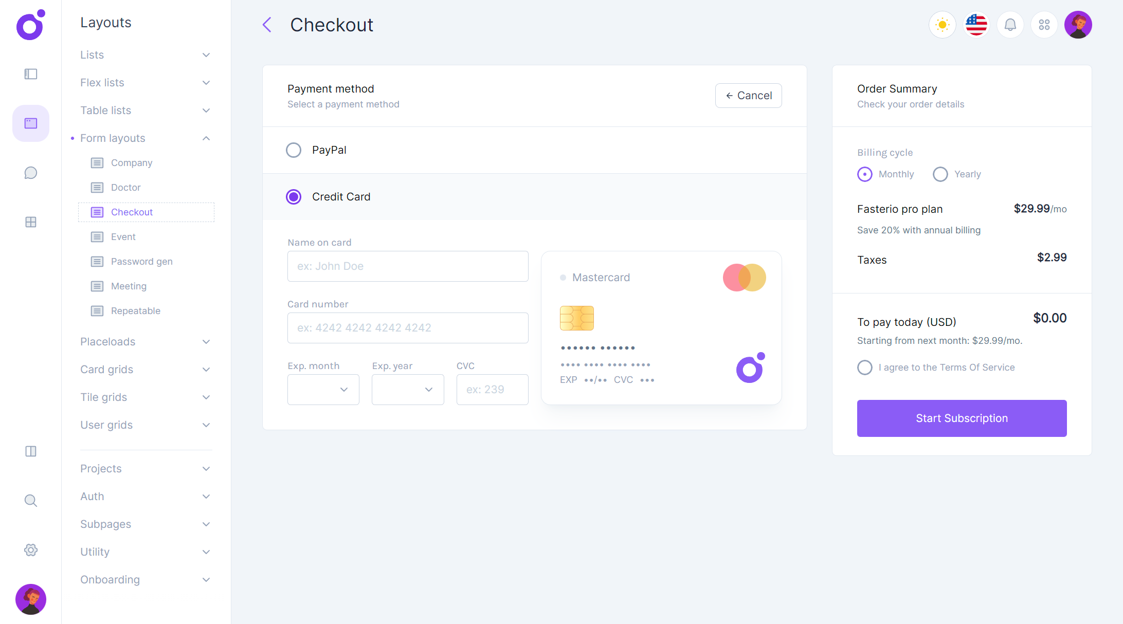 Tairo - Form layout 3