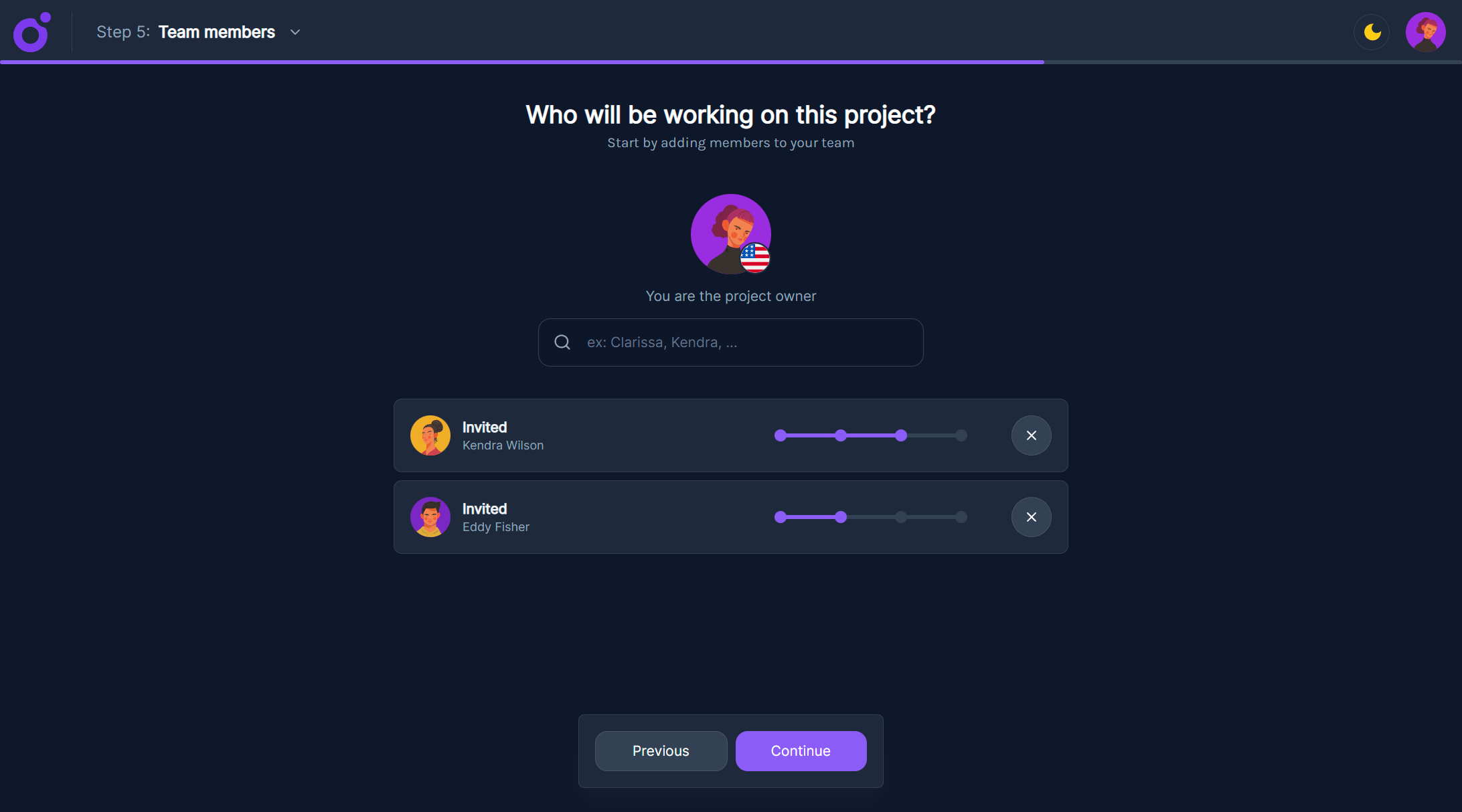 Tairo - Wizard — Step 5
